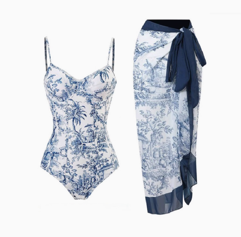 One piece swimsuit set sales